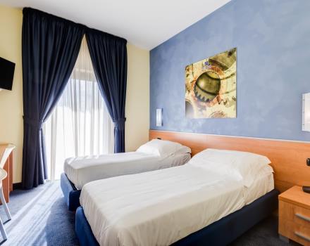 Comfort nelle camere doppie del BW Hotel Class a Lamezia Terme